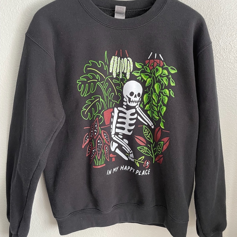 Wicked Clothes My Happy Place Crewneck Sweatshirt 💀